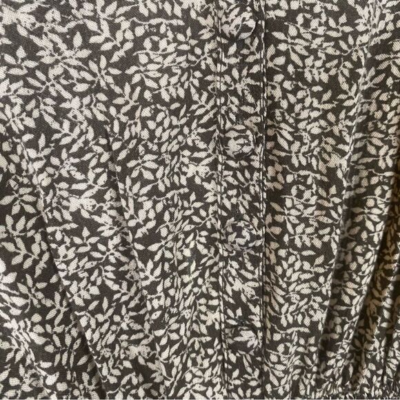 Faherty Montara Leaf Batik Long Sleeve Dress Size Small - Picture 8 of 12